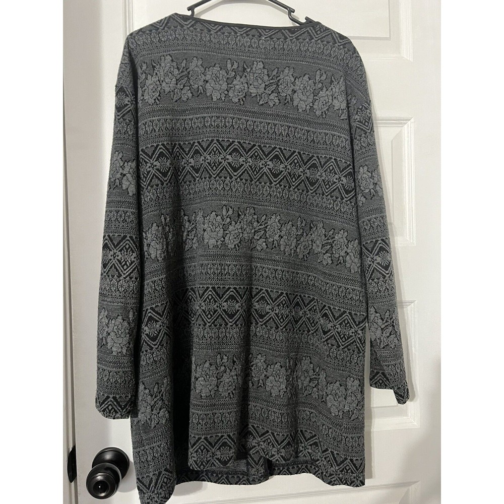Victoria's Secret Women Black Cardigan Country ‎ Medium Vintage Y2K Boho - Picture 6 of 6